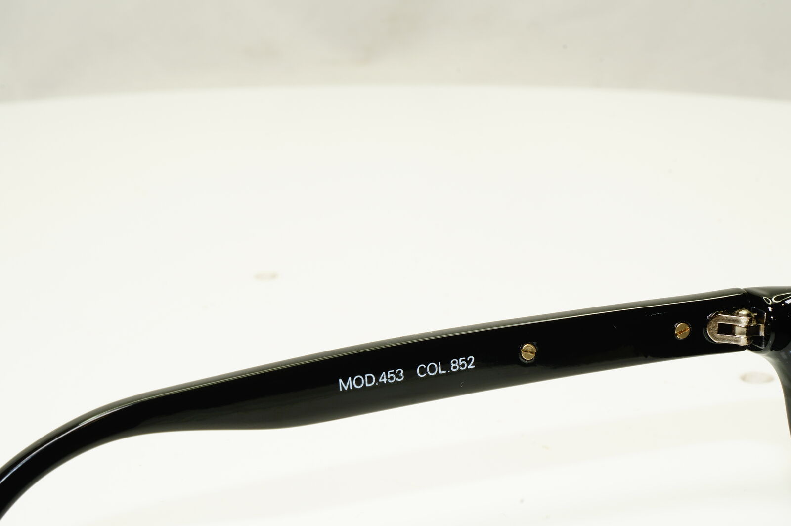 Gianni Versace 1996 Mens Unisex Vintage Glossy Black Sunglasses MOD 453 COL 852