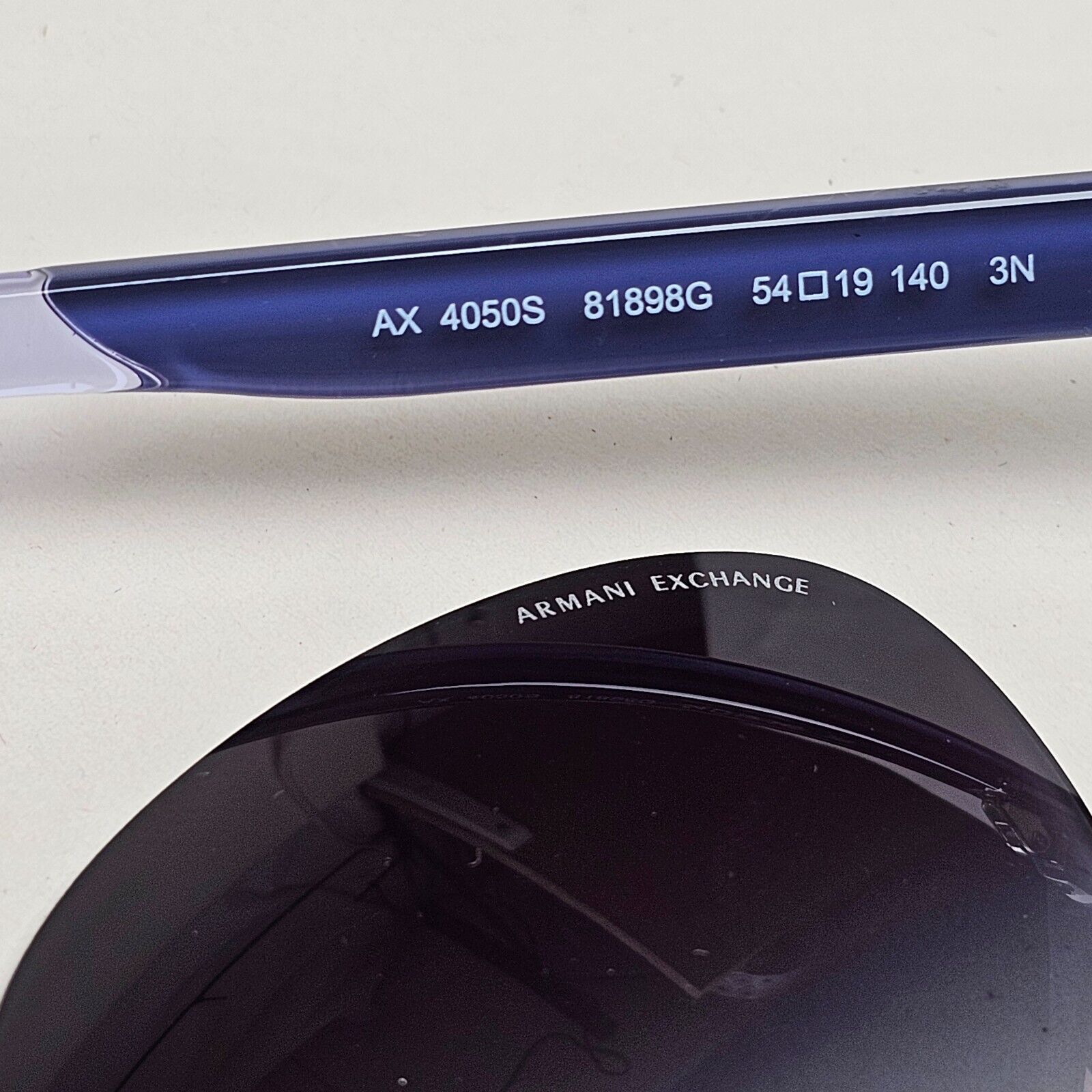 Armani Exchange Sunglasses 2015 Pale Blue Violet Black AX 4050 8189/8G 221124