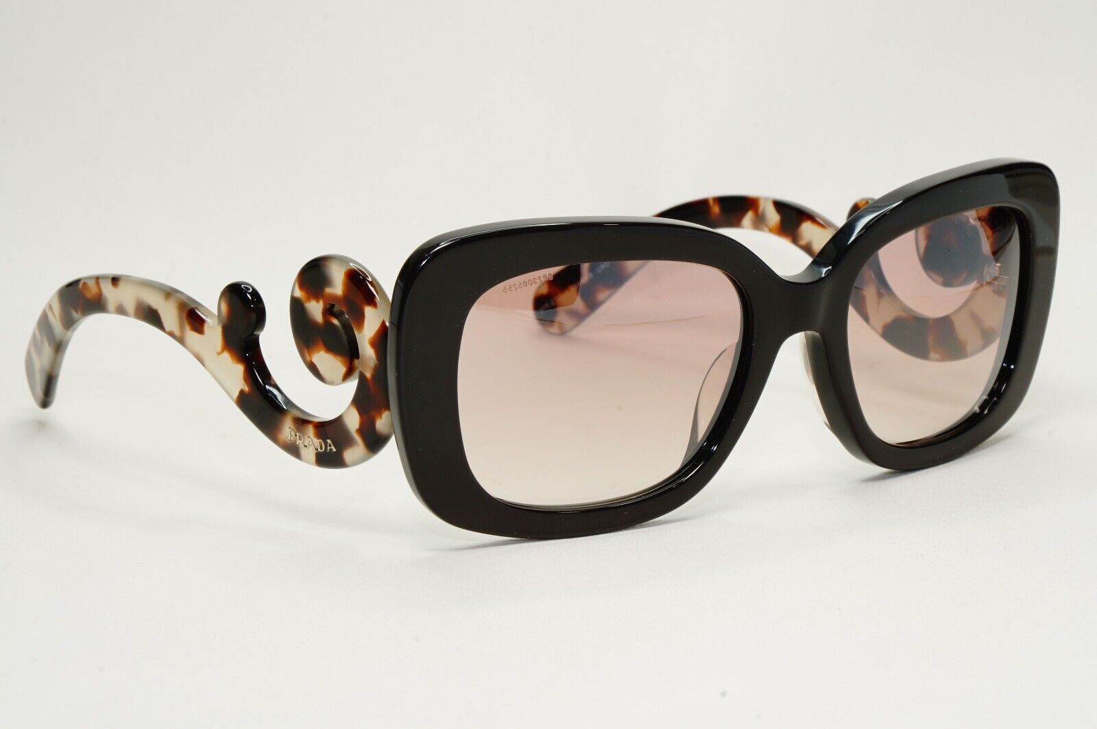Prada Sunglasses Baroque Swirl Brown Marble Gradient PR27OS-A SPR 27O-A UAO-4O0