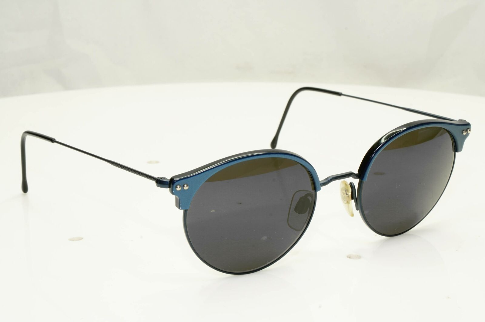 Authentic Giorgio Armani 1997 Vintage Sunglasses Blue Metal Mens Womens 377 207