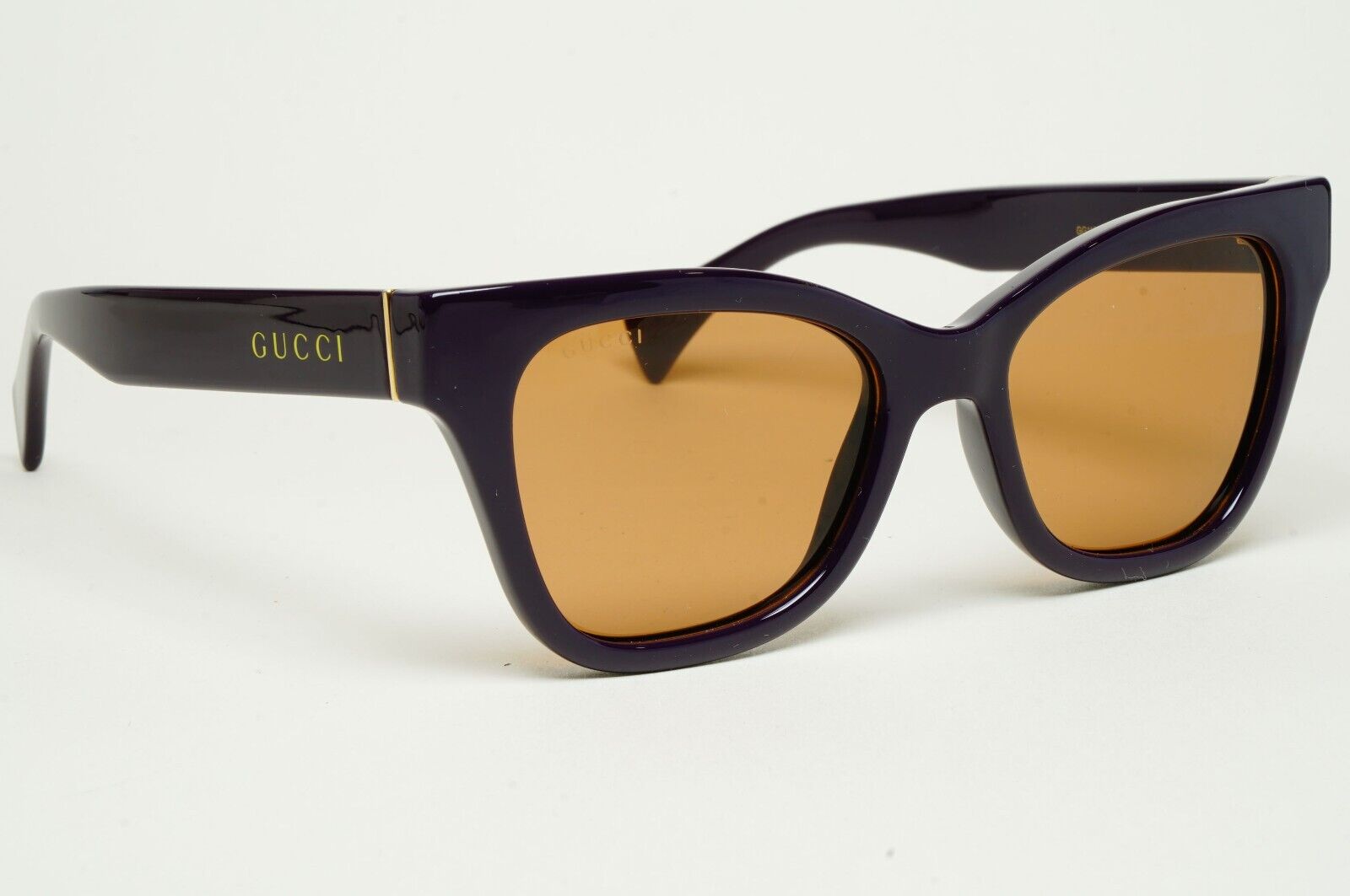 Gucci Sunglasses 2022 Dark Purple Brown Square GG1133S 002 52mm 280125