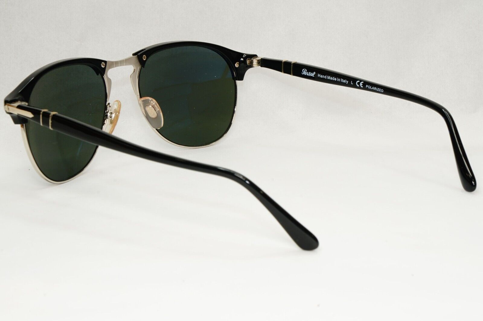 Persol Sunglasses 2015 Polarized Black Green Grey Silver 8649-S 95/58 53mm