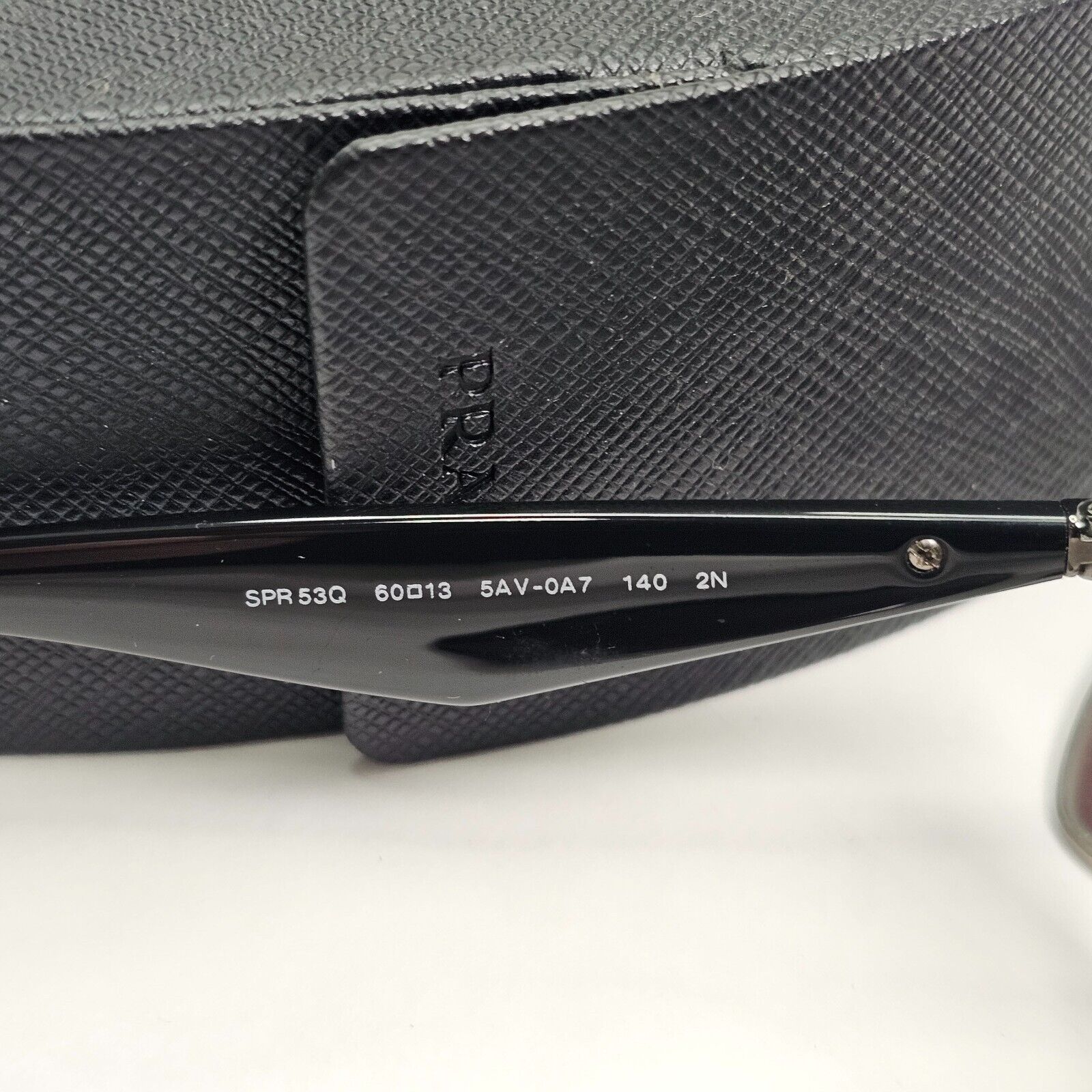 Prada Sunglasses Triangle Logo Pilot Gunmetal Black PR53QS SPR 53Q 5AV0A7 270324
