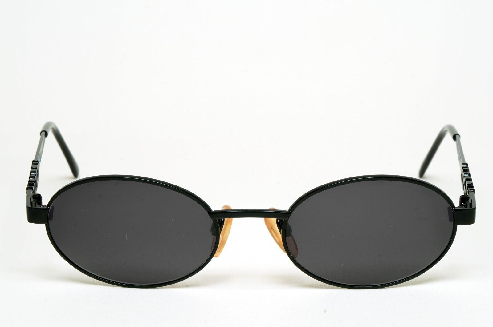 Versus Sunglasses 1996 by Gianni Versace Vintage Black Oval MOD R26 COL 028