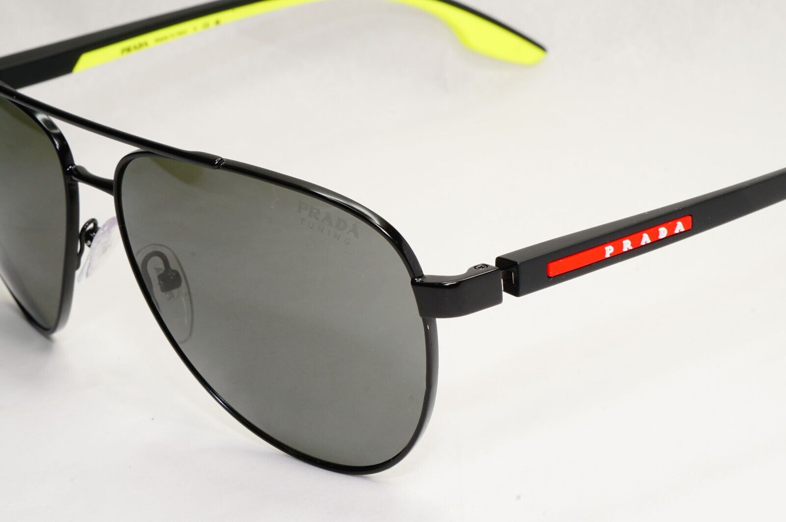 Prada Sunglasses Tuning Tint Pilot Black Grey Green PS52YS SPS 52Y 17G-01V [A]