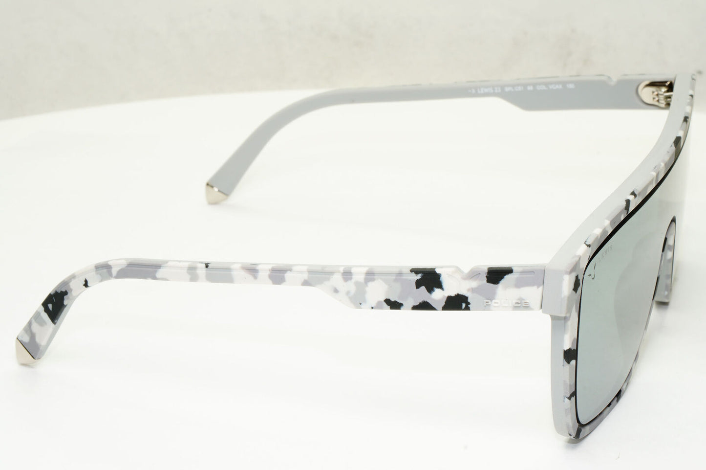 Police Lewis Hamilton F1 Sunglasses Grey Mirror Camouflage SPL C51 COL VCAX 23