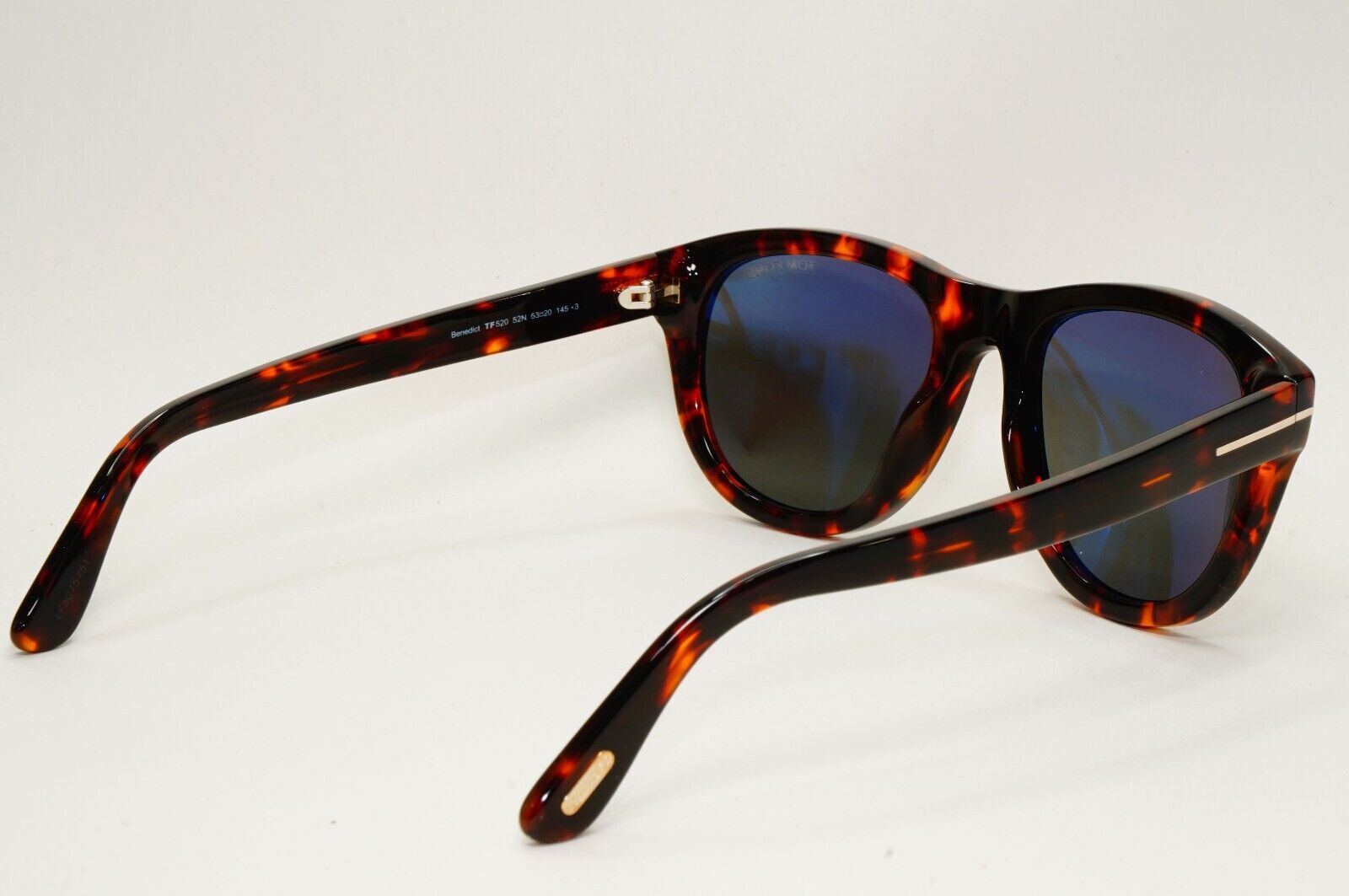 Tom Ford Sunglasses Benedict Brown Tortoiseshell Havana Green FT0520 TF 520 52N