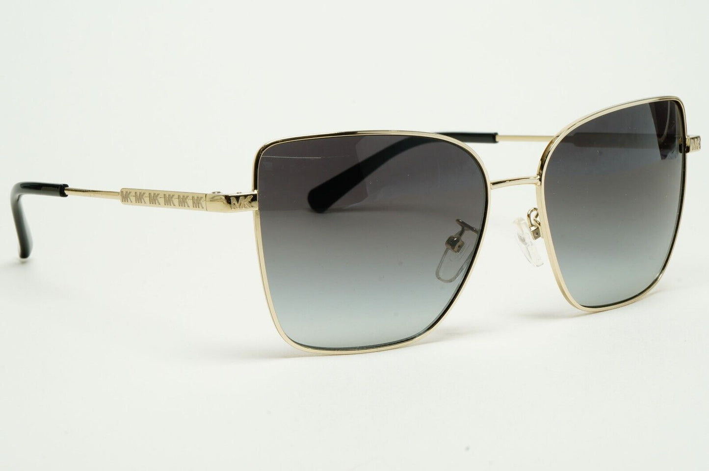Michael Kors Sunglasses Gold Grey Gradient Metal Square MK 1108 Bastia 1014/8G