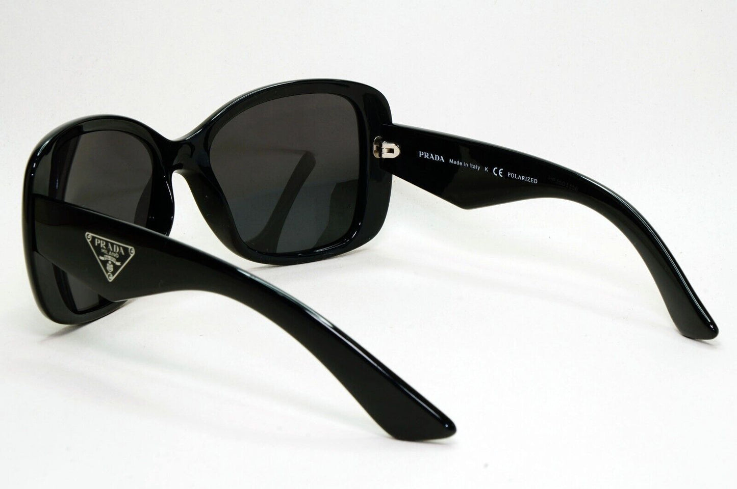 Prada Sunglasses 2013 Vintage Black Triangle Logo PR32PS SPR 32P 1AB-5W1 230924