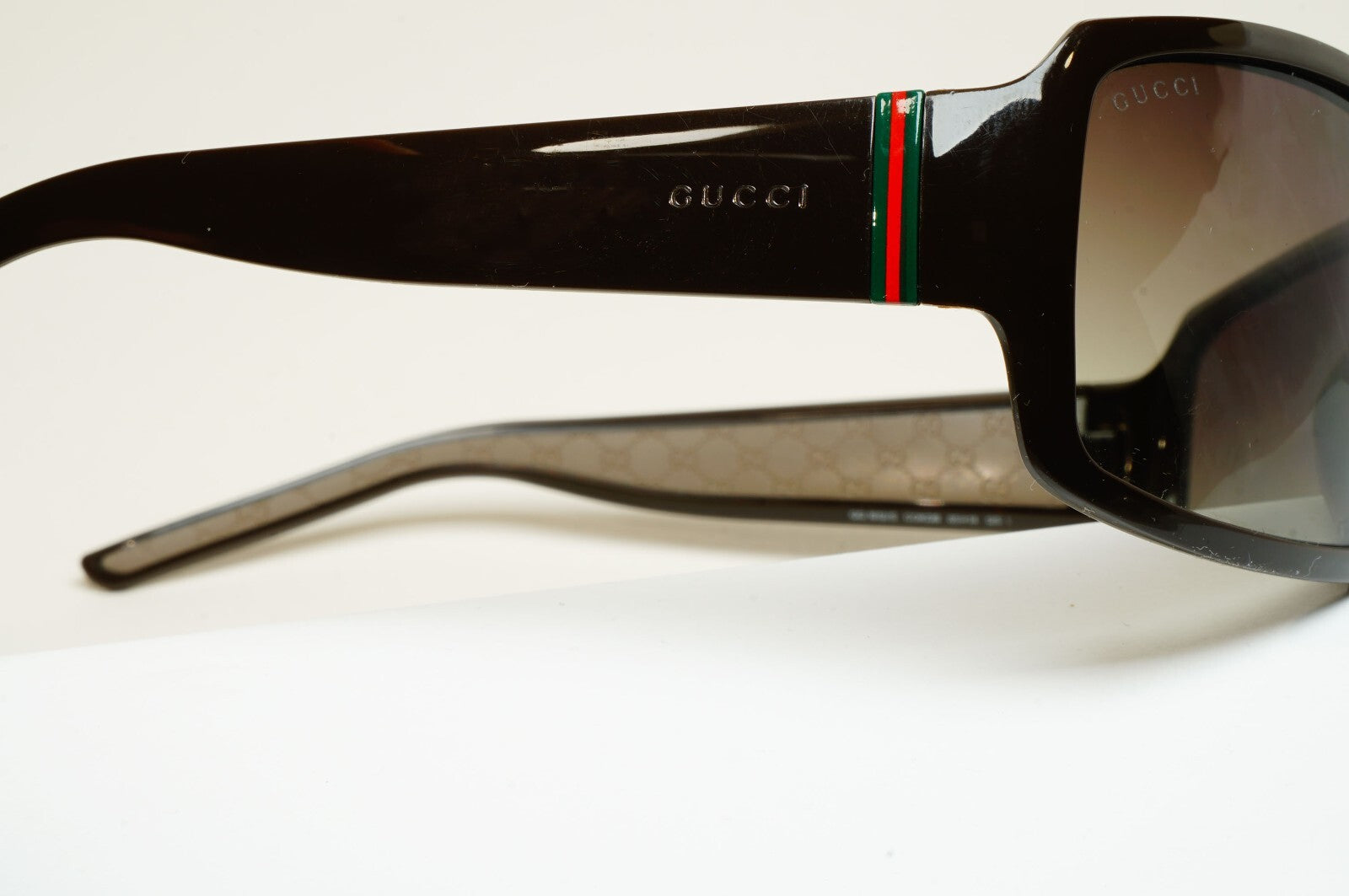Gucci Sunglasses 2007 Vintage Dark Brown Wrap Gradient GG 1012/S COKDB 140325