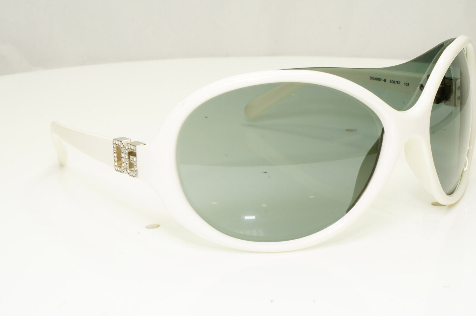 Authentic Dolce & Gabbana Vintage Sunglasses Crystal White DG 6001 508/87 34557