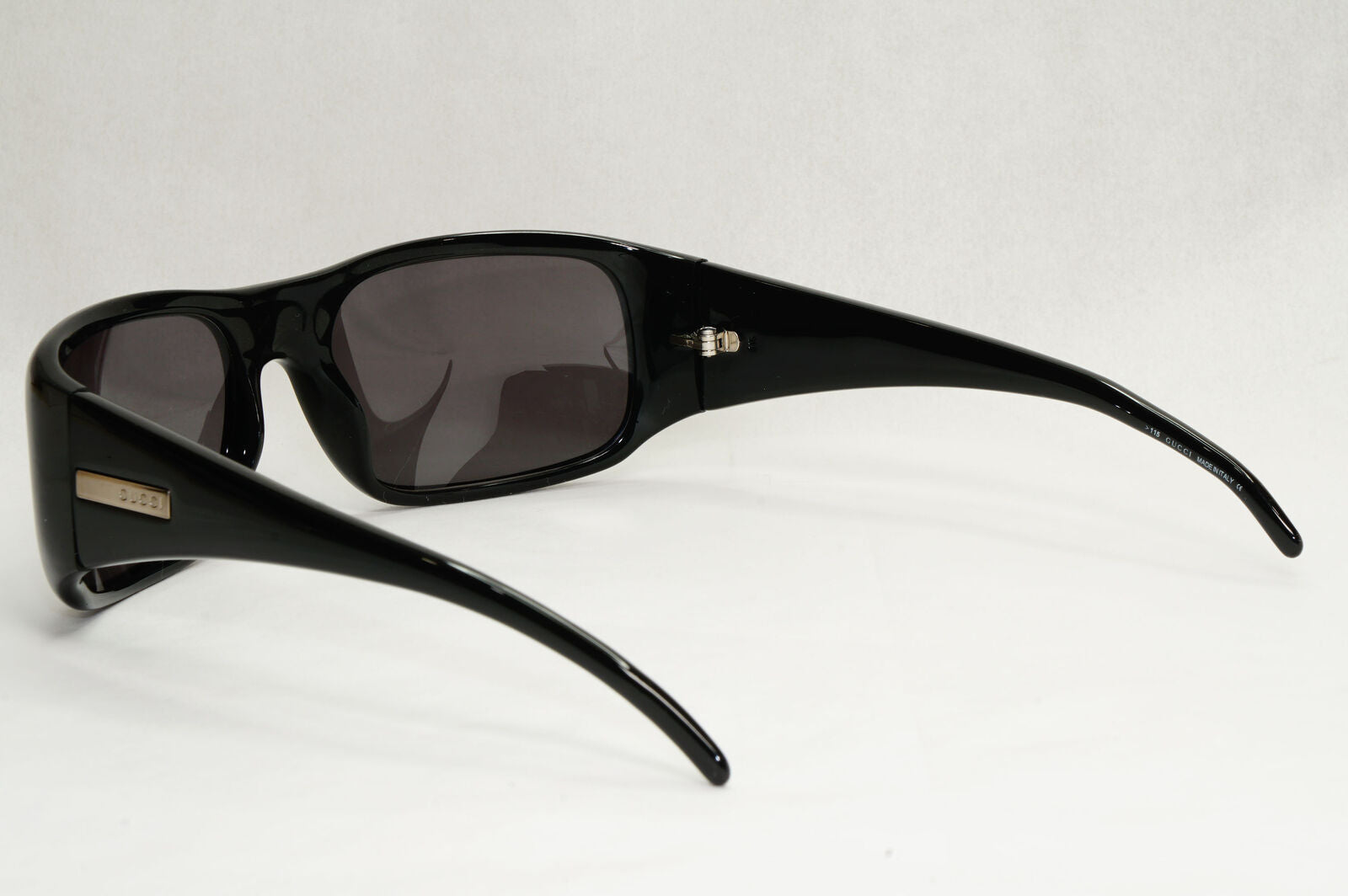Gucci Sunglasses 1997 Black Vintage Wrap Retro Square GG 1430/N/S 584 130124