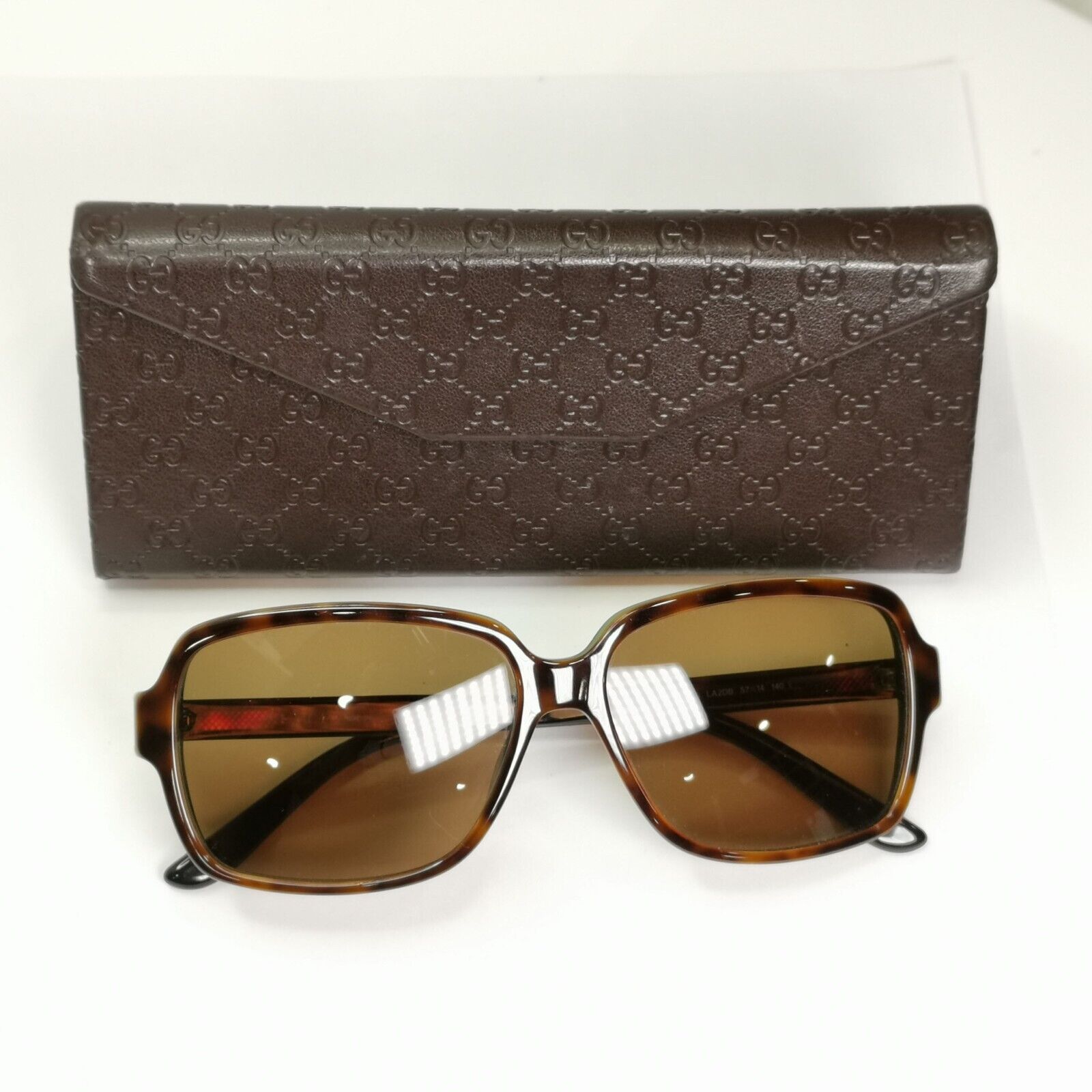 Gucci Sunglasses 2012 Vintage Square Brown Tortoise GG 3583/S LA2DB 261024