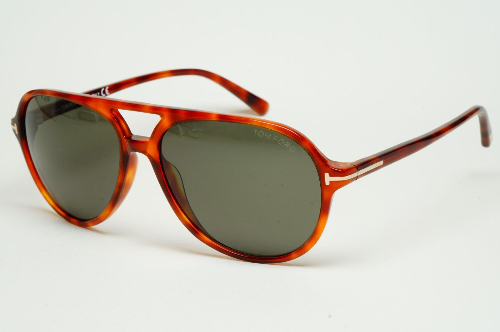 Tom Ford Sunglasses Jared Brown Tortoise Green Pilot FT0331 TF 331 52N 58mm