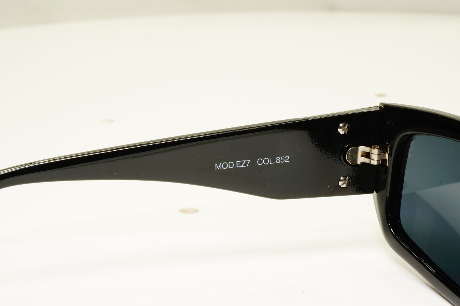 Versus 1995 Vintage Black Silver Sunglasses by Gianni Versace MOD EZ7 COL 852