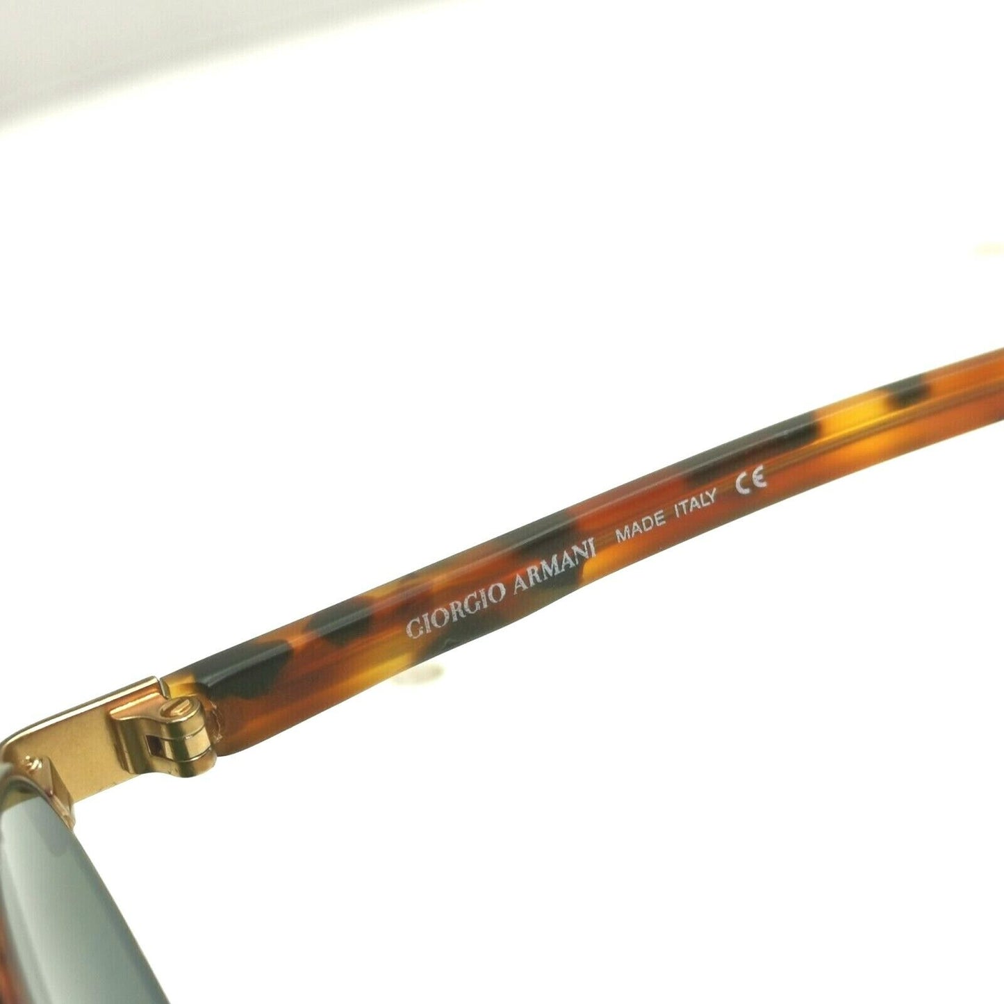 Giorgio Armani 1997 Gold Brown Vintage Retro Sunglasses Men Women 50mm 643 832