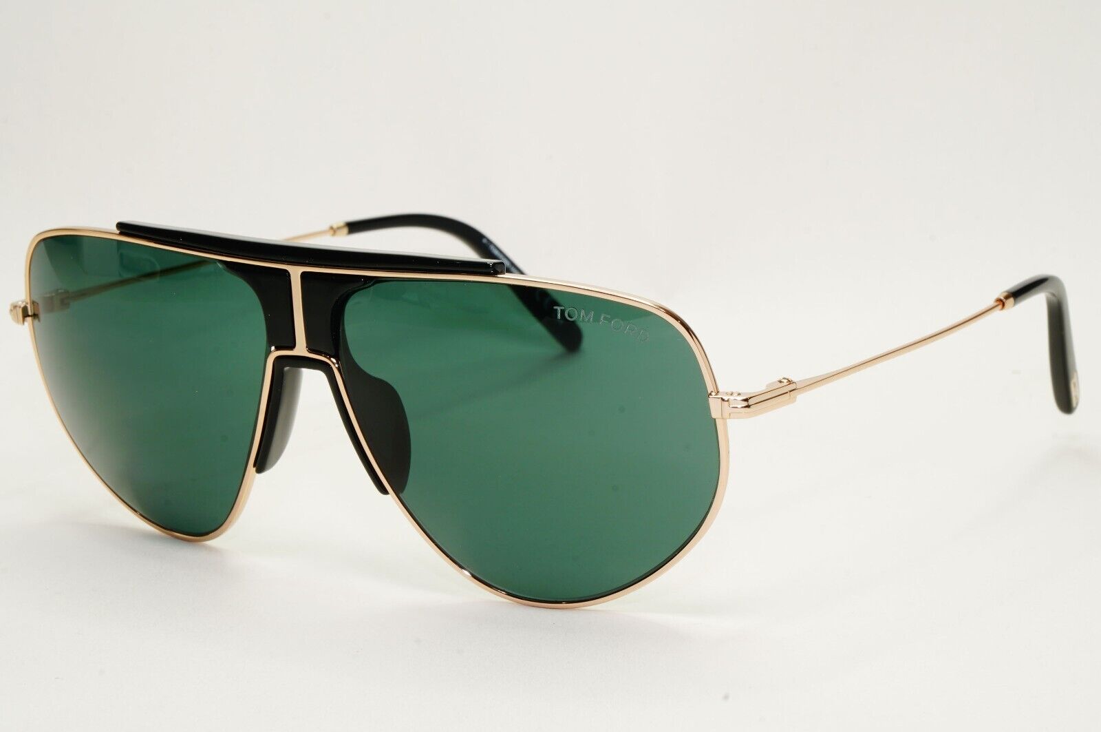 Tom Ford Sunglasses Addison Gold Black Green Pilot Square FT0928 TF 928 28V 61mm