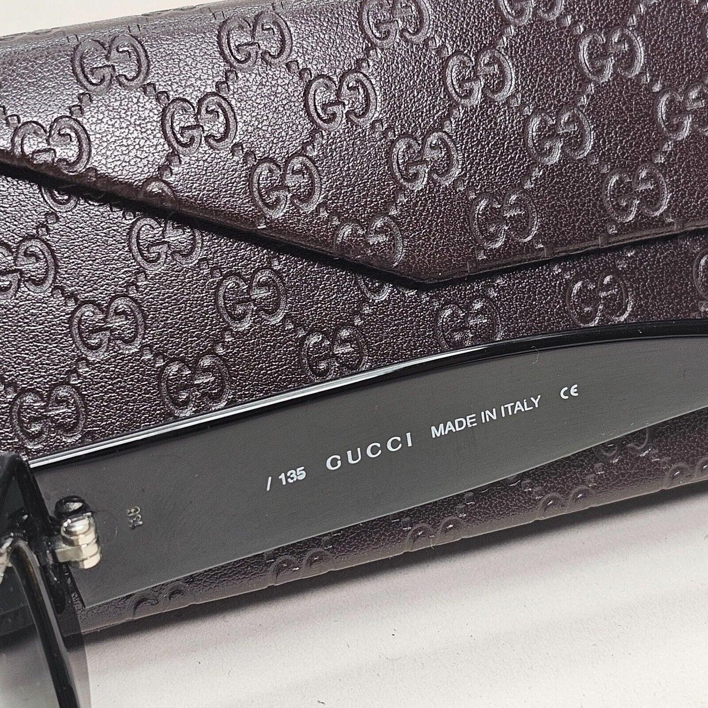 Gucci Sunglasses 1996 Vintage Brown Green Square GG 2409/N/S 4NR 49mm 230924
