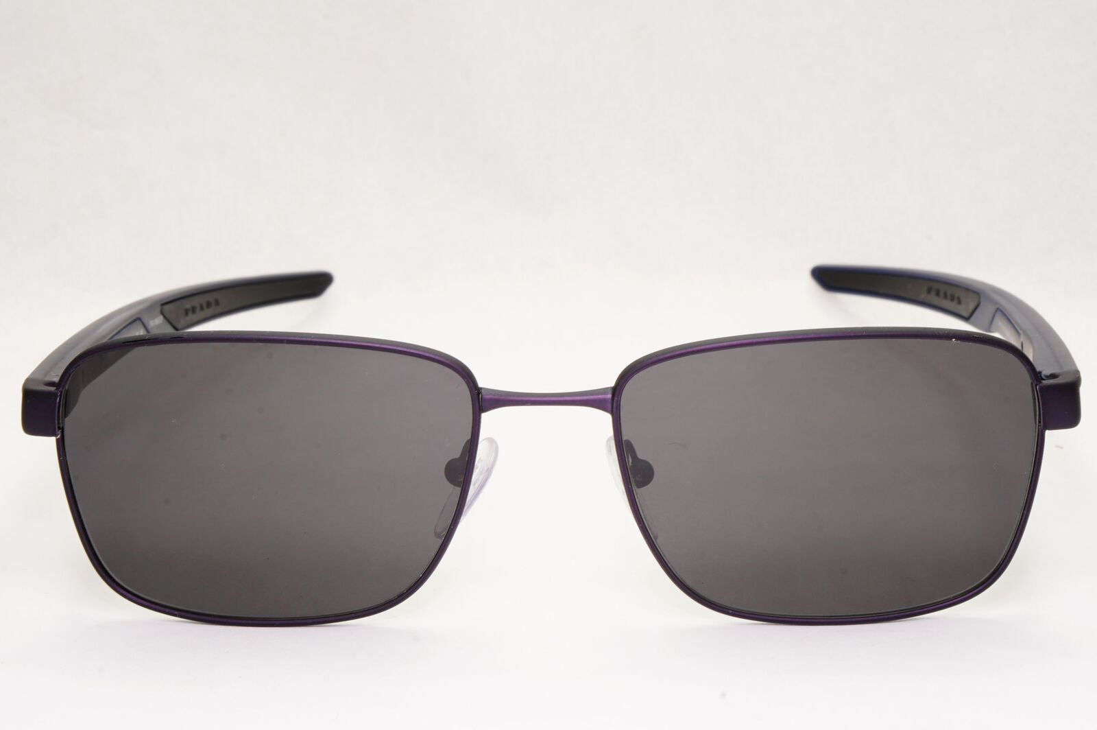 Prada Sunglasses Blue Navy Dark Square Red Stripe PS54OV VPS 54O UR7-1O1 55mm