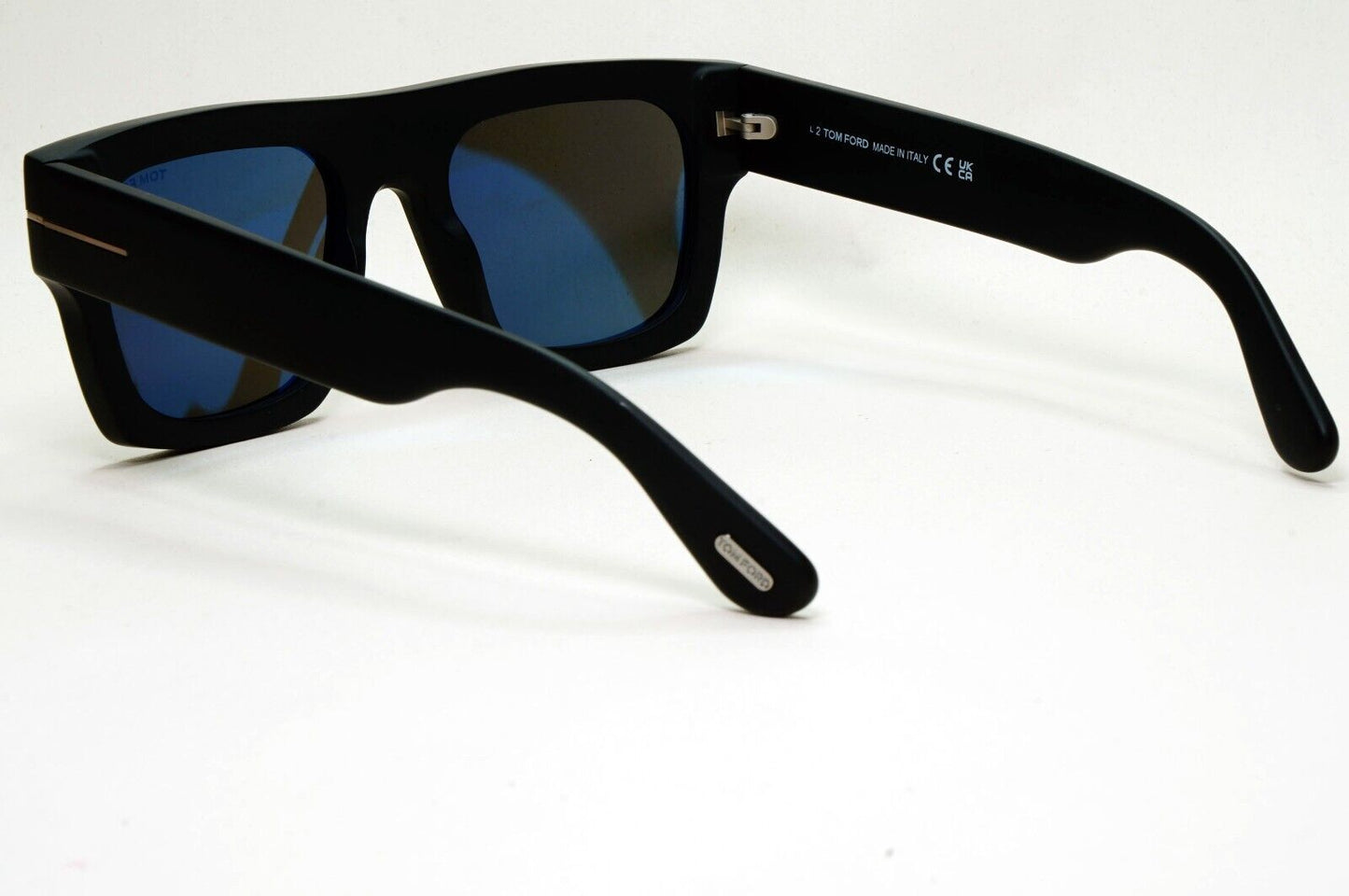 Tom Ford Sunglasses Fausto Black Square Grey Heavy Thick TF 711-N FT0711-N 02A