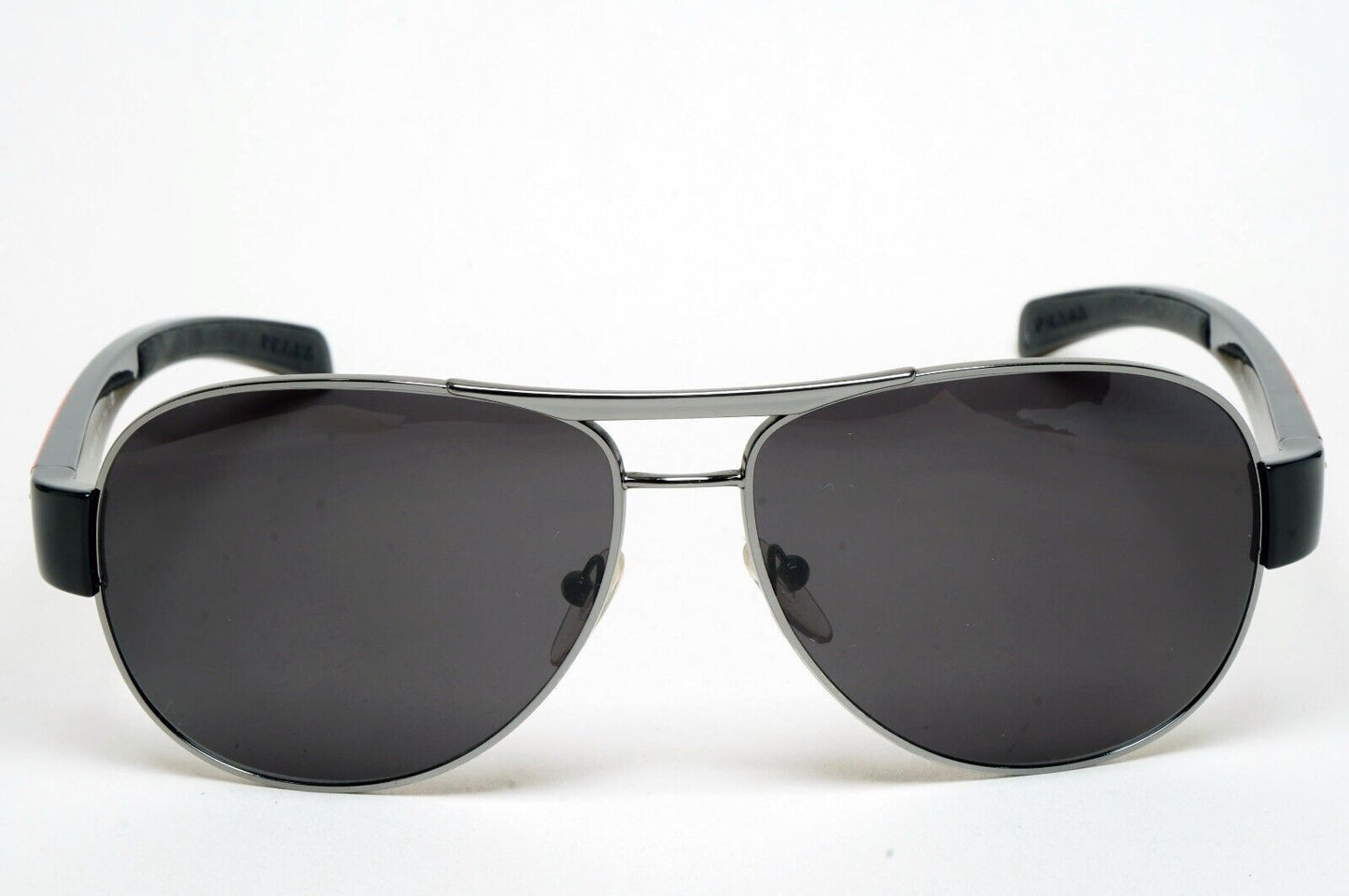 Prada Sunglasses 2010 Vintage Black Gunmetal Pilot PS51LS SPR 51L 5AV-9P1 100225
