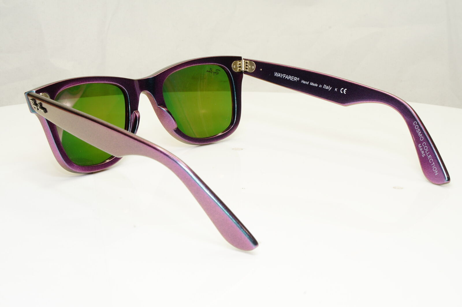Authentic Ray-Ban Wayfarer Cosmo Mars Mirror Rare Sunglasses RB 2140 6111/69