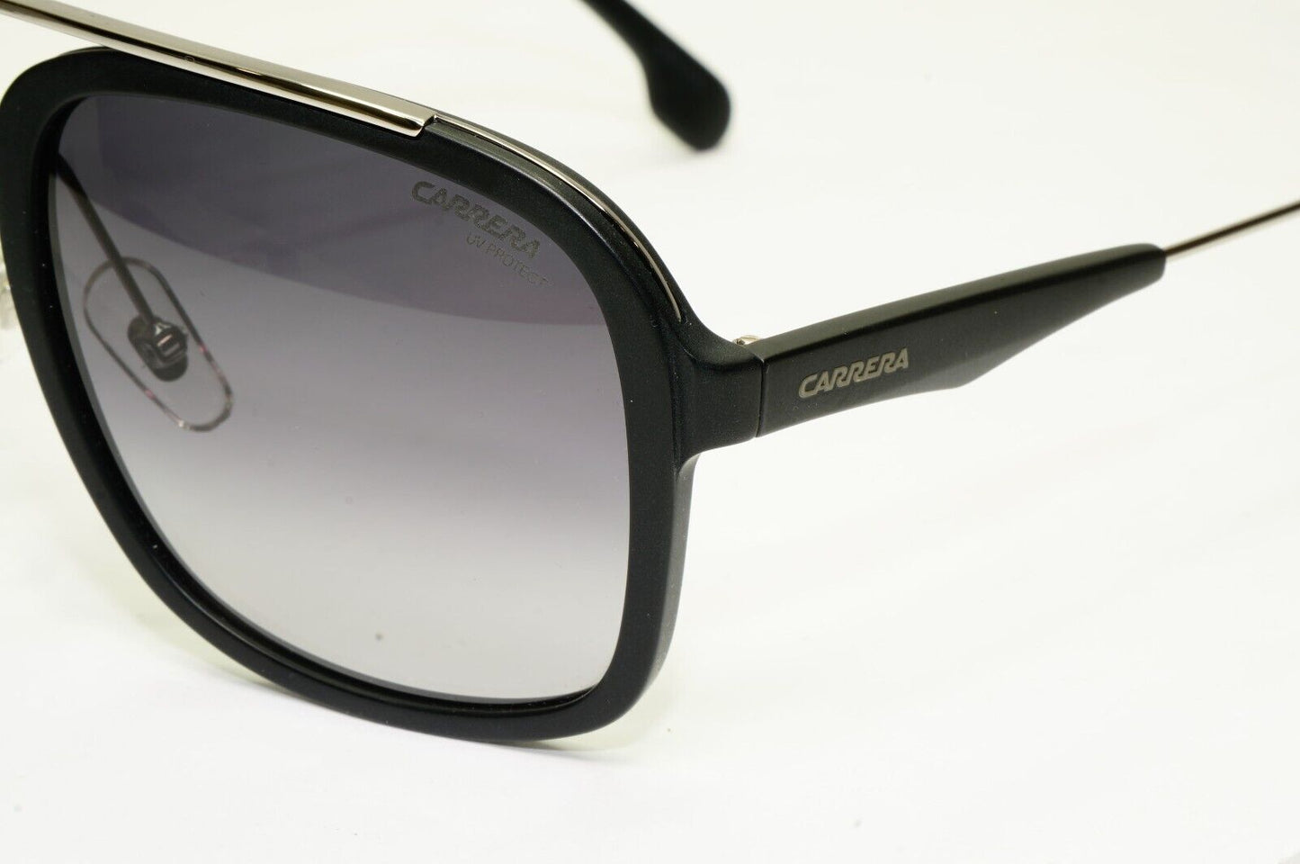 Carrera Black GradientSunglasses Smoke Square Pilot Mens Designer 133/S TI79O