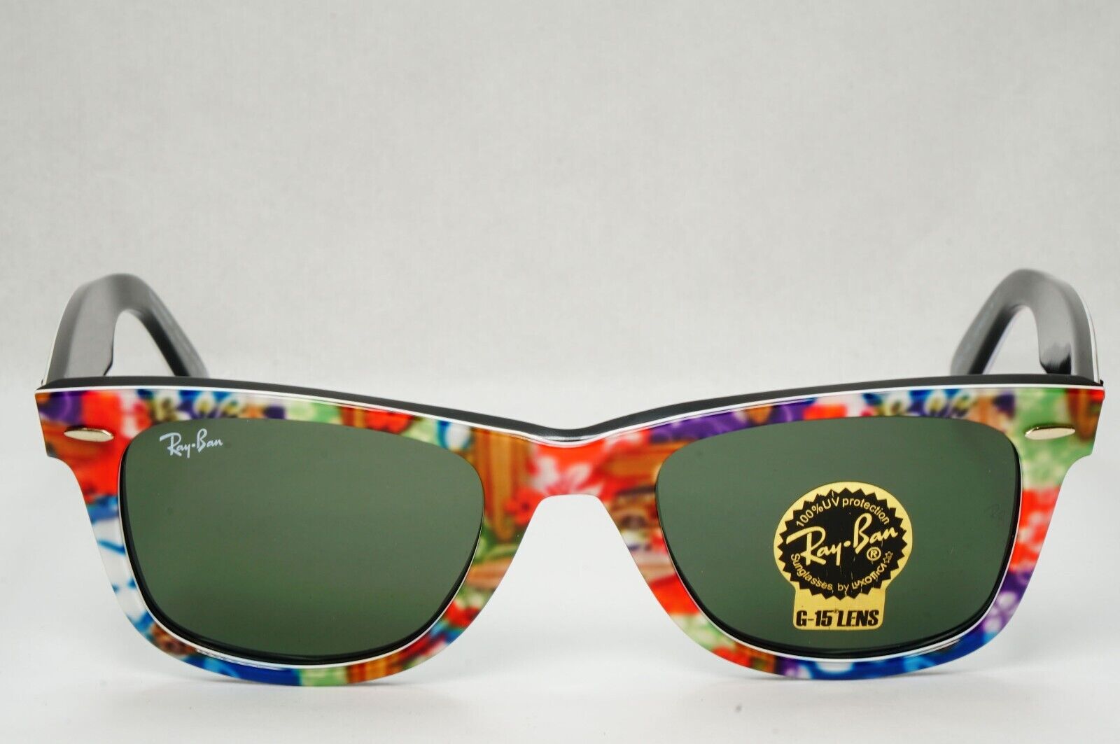 Ray-Ban Sunglasses Wayfarer Rare Prints Special Series 1 Flowers RB 2140 1137