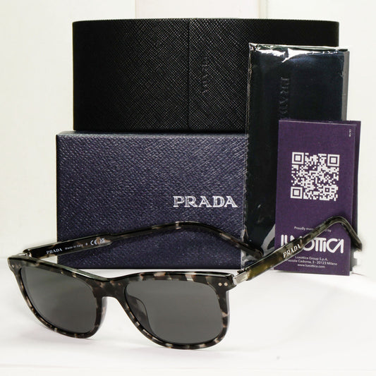 Prada Sunglasses Glass Lens Grey Tortoiseshell Havana PR18YS SPR 18Y 19A-09C