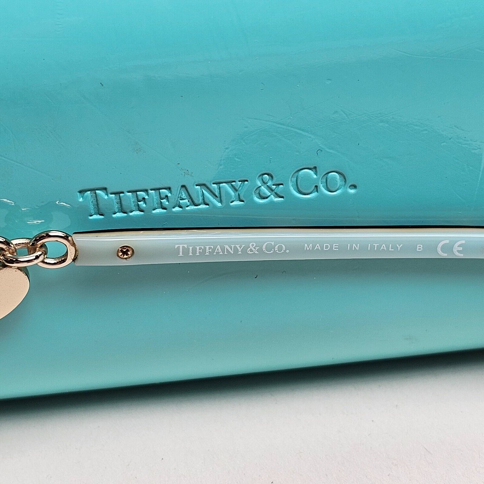 Tiffany & Co Sunglasses 2016 Gold Hearts Chain Brown TF 4129 8134/3B 170125