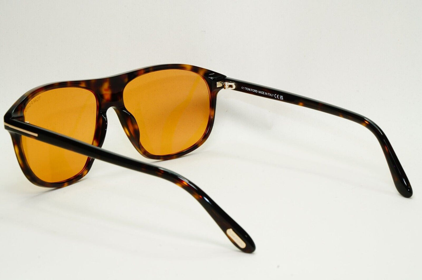 Tom Ford Sunglasses Prescott Brown Tortoiseshell Square FT1027 TF 1027 52E