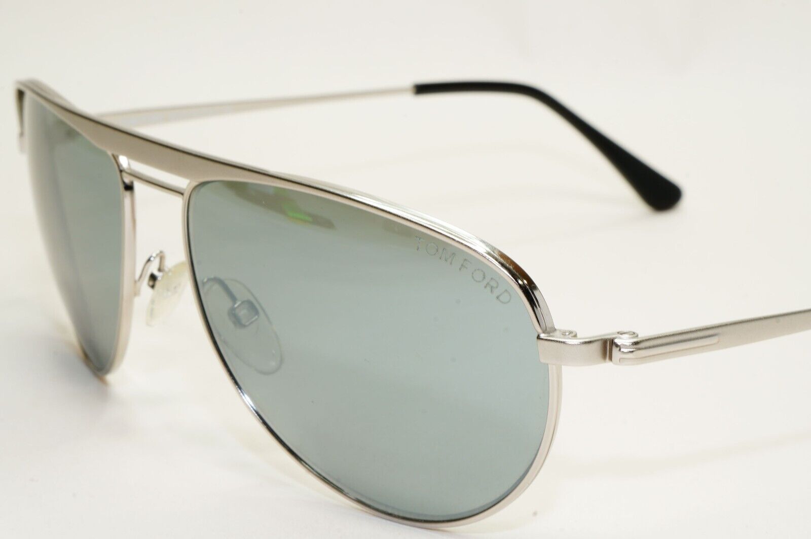 Tom Ford Sunglasses William Matte Paladium Silver Mirror Pilot FT0207 TF 207 17C