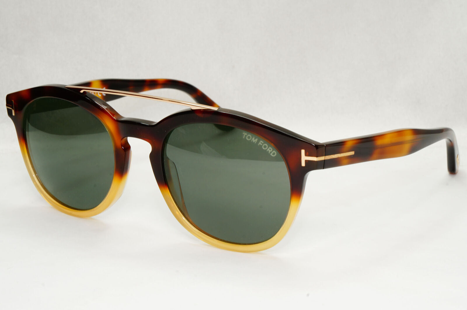 Tom Ford Sunglasses Newman Brown Green Gold Tortoiseshell FT0515 TF515 56N 53mm