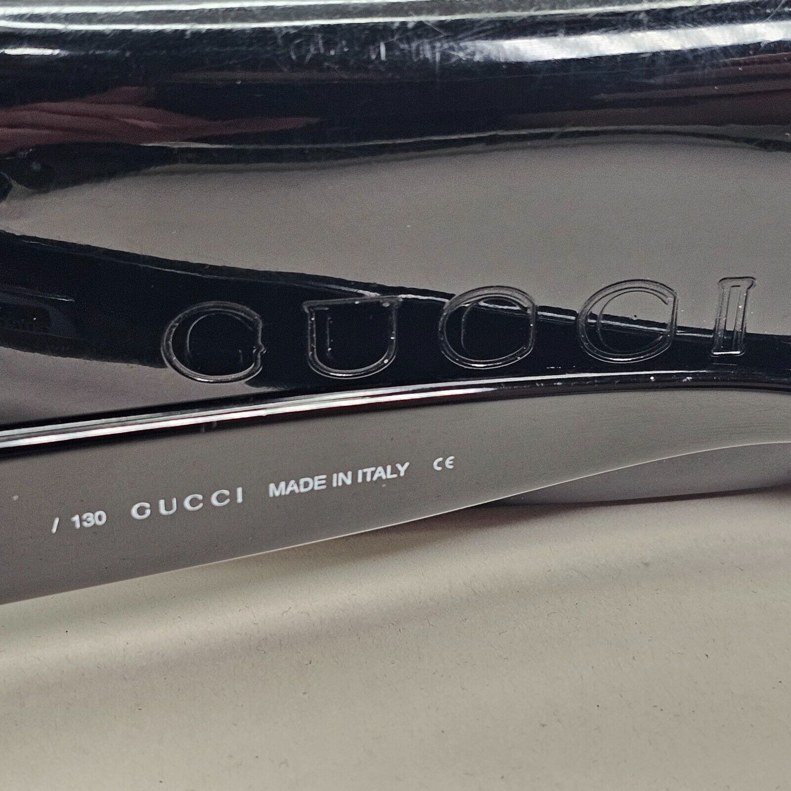 Gucci Sunglasses 1998 Vintage Green Dark Olive Square GG 2436/S 5YB 52mm 041124