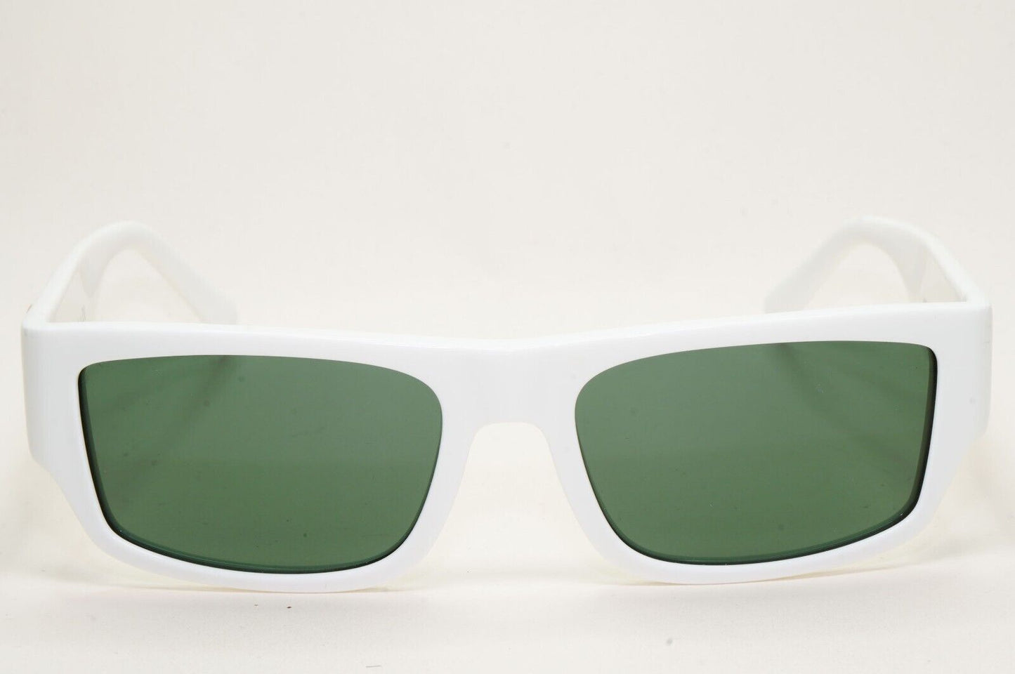 Versace Sunglasses White Green Square Gold Medusa MOD VE 4385 5327/71 56mm