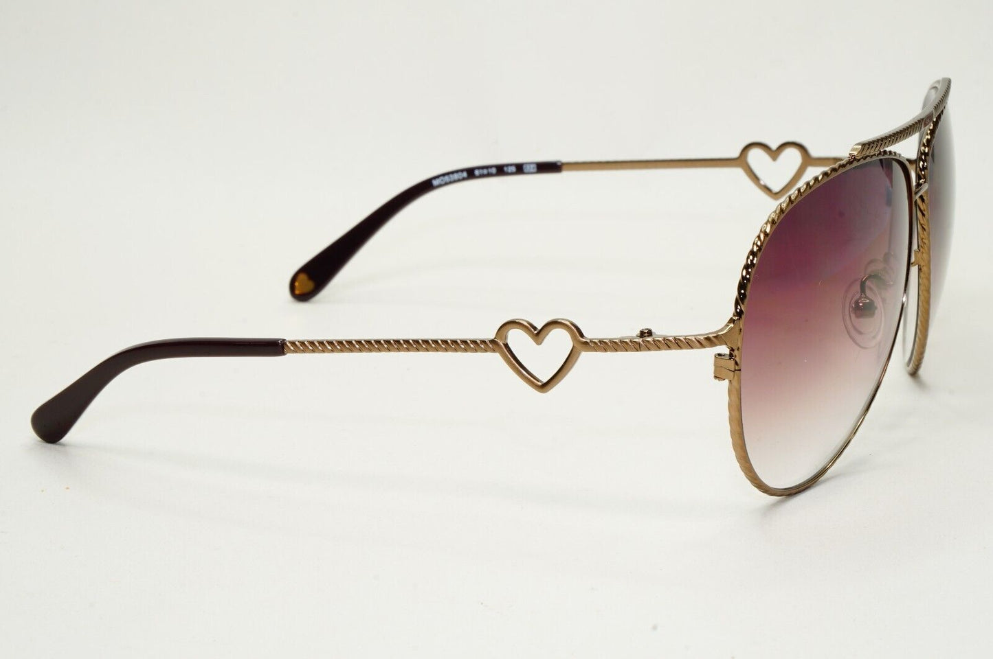 Moschino Sunglasses 2005 Vintage Pilot Bronze Brown Gradient MO538 04 101124