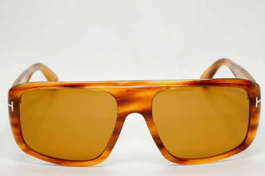 Tom Ford Sunglasses Duke Brown Tortoise Sqaure Navigator FT0754 TF 754 56E 59mm