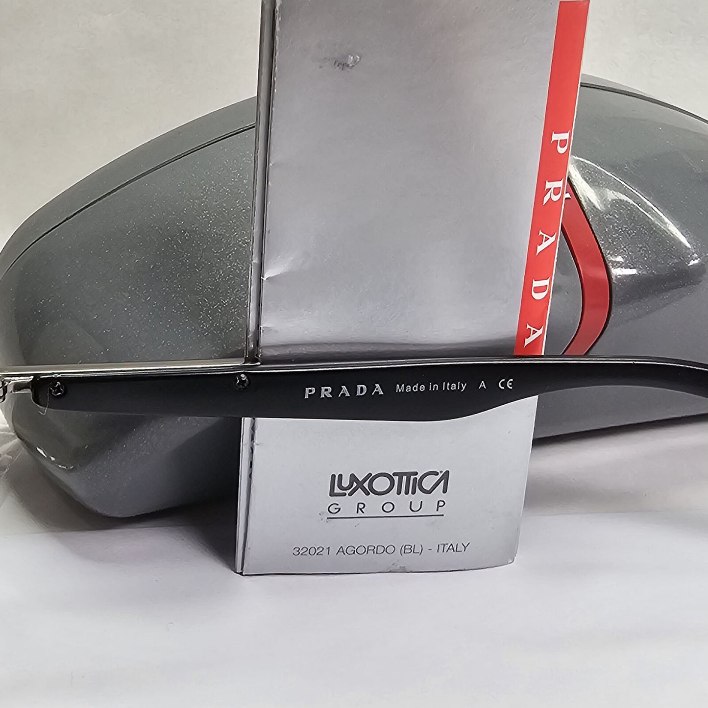 Prada Sunglasses 2011 Vintage Pilot Black Silver PS51MS SPS 51M 5AV-3M1 190224