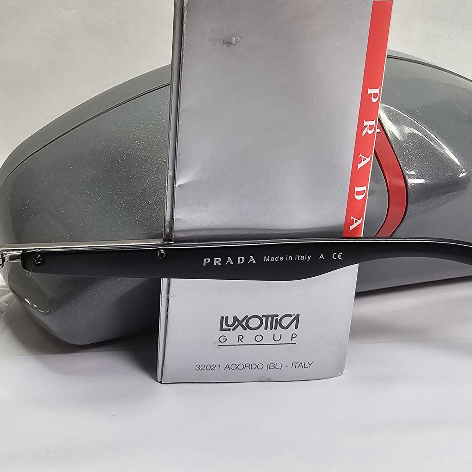Prada Sunglasses 2011 Vintage Pilot Black Silver PS51MS SPS 51M 5AV-3M1 190224