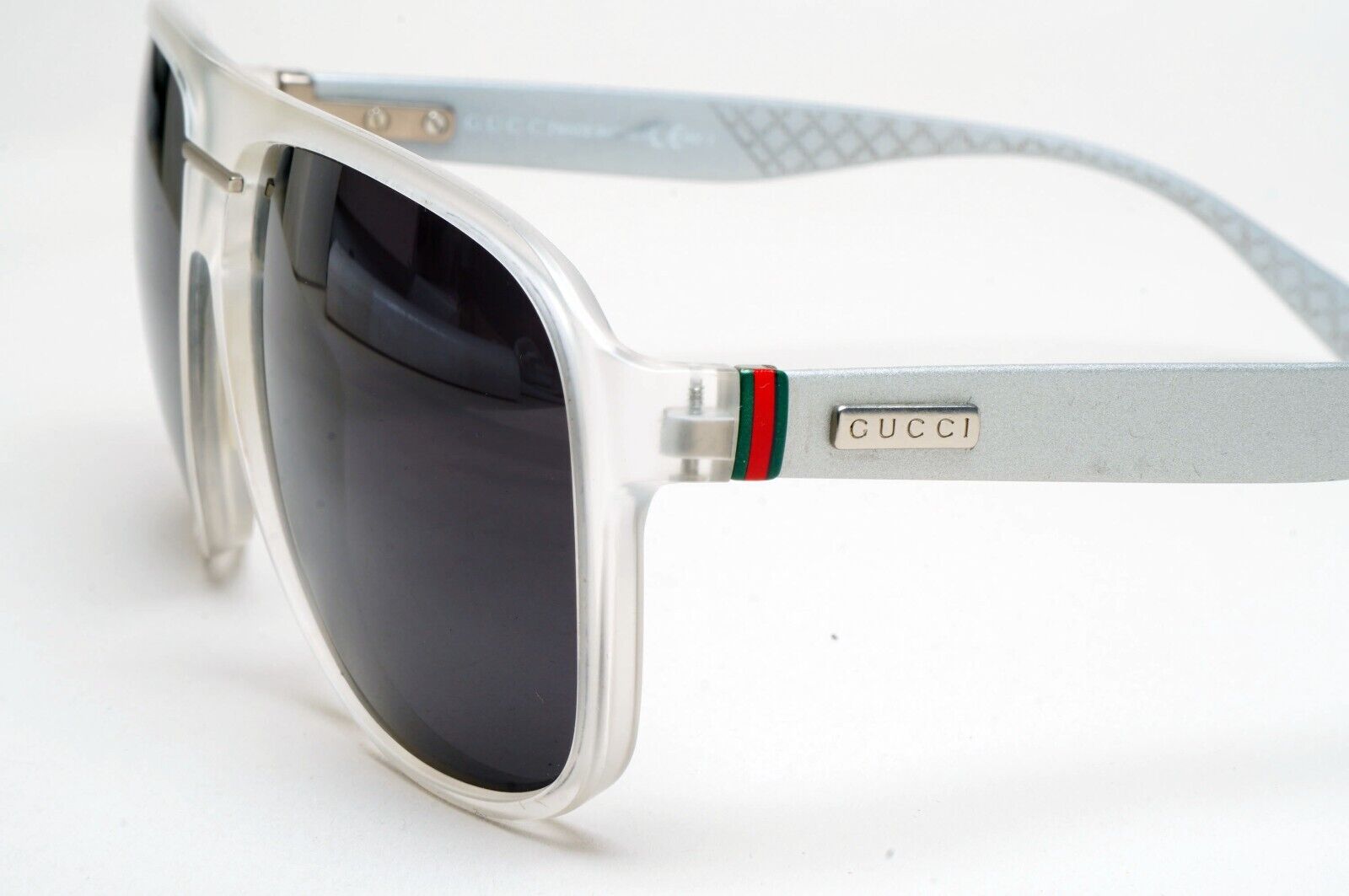 Gucci Sunglasses 2013 Vintage Aluminum Grey Matte GG 1076/S JWIHI 59mm 290125