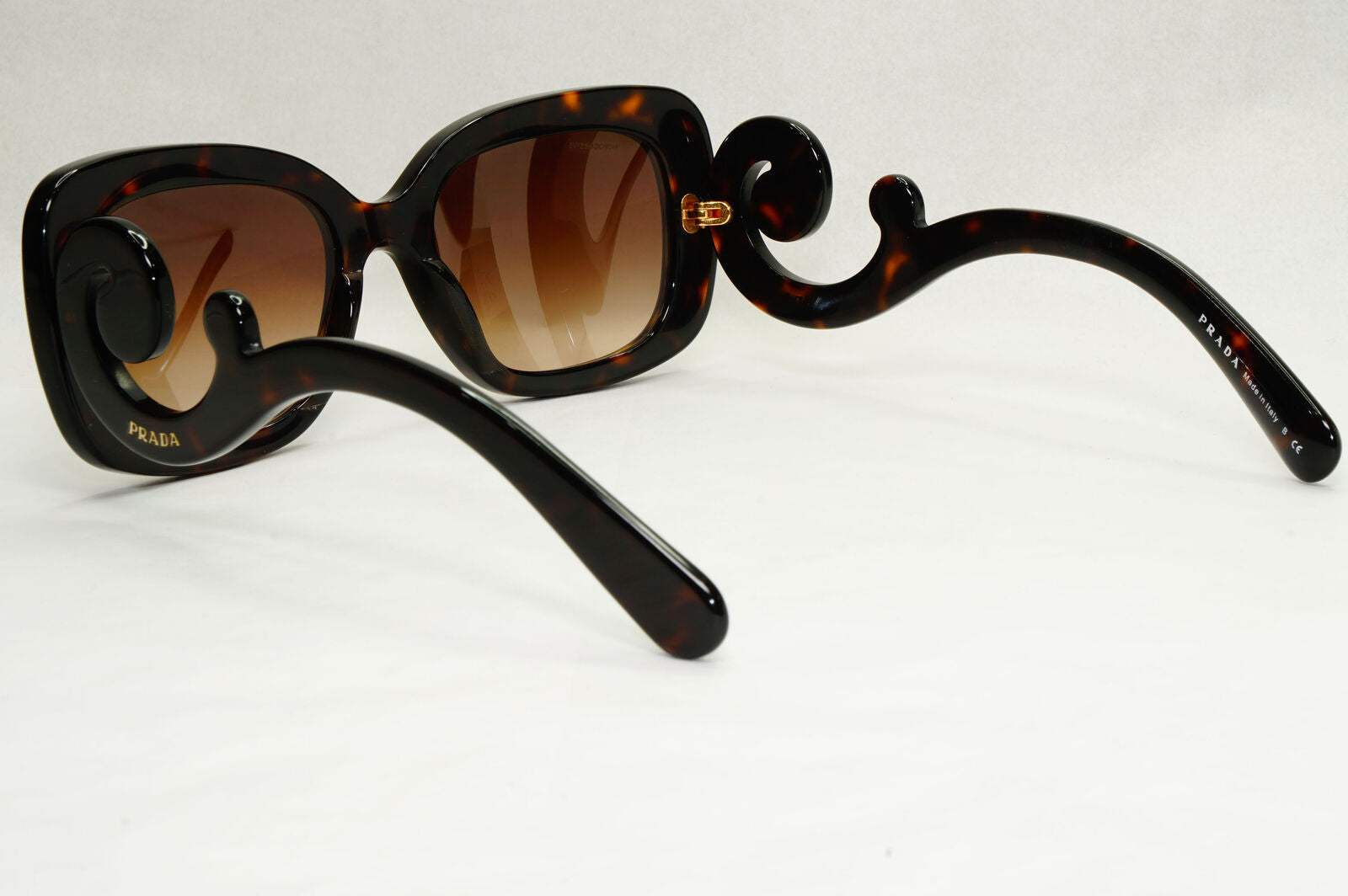 Prada Sunglasses Baroque Swirl Square Brown PR27OS SPR 27O 2AU-6S1 200124