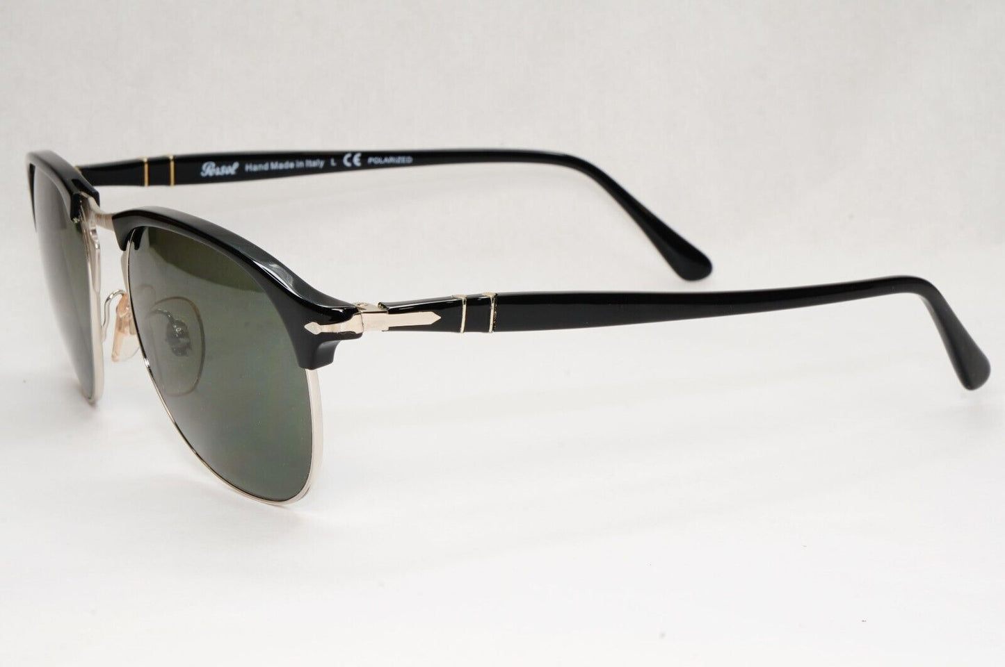 Persol Sunglasses 2015 Polarized Black Green Grey Silver 8649-S 95/58 53mm