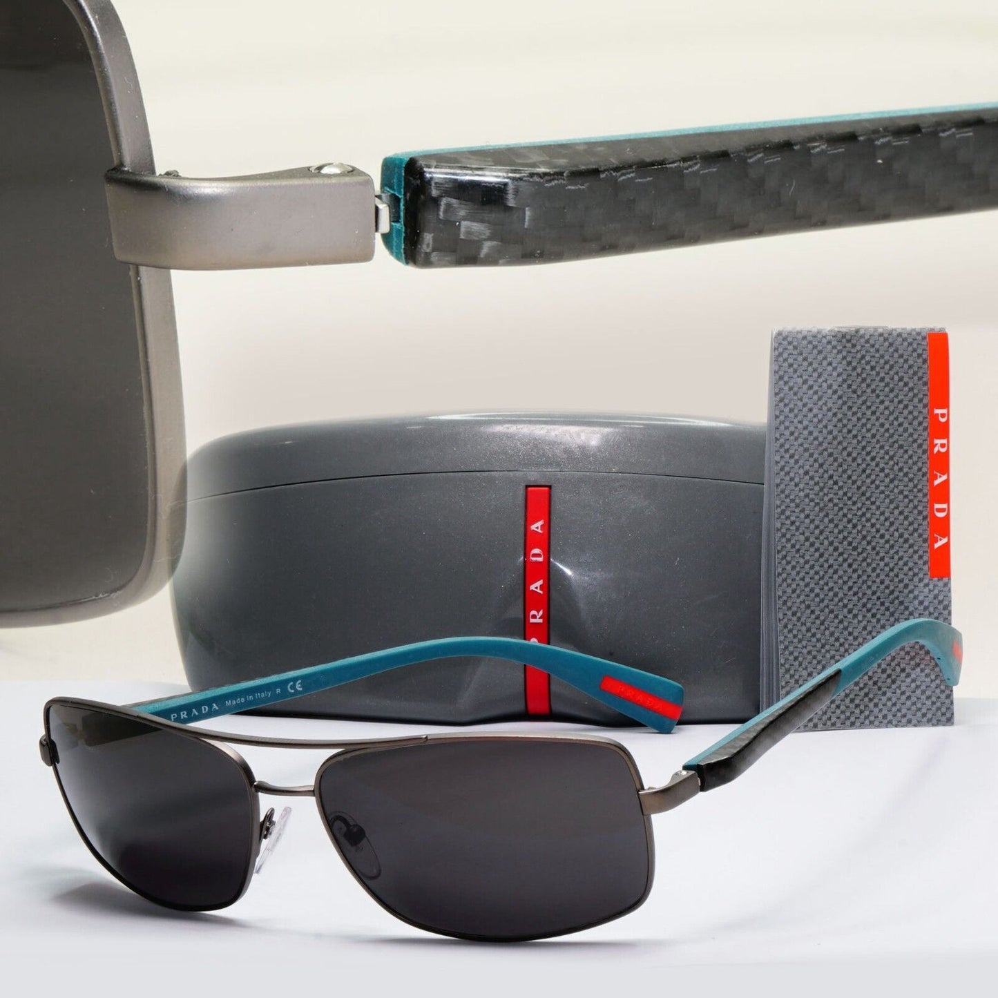 Prada Sunglasses 2013 Vintage Carbon Fibre Black PS50OS SPS 50O DG1-3O1 131024