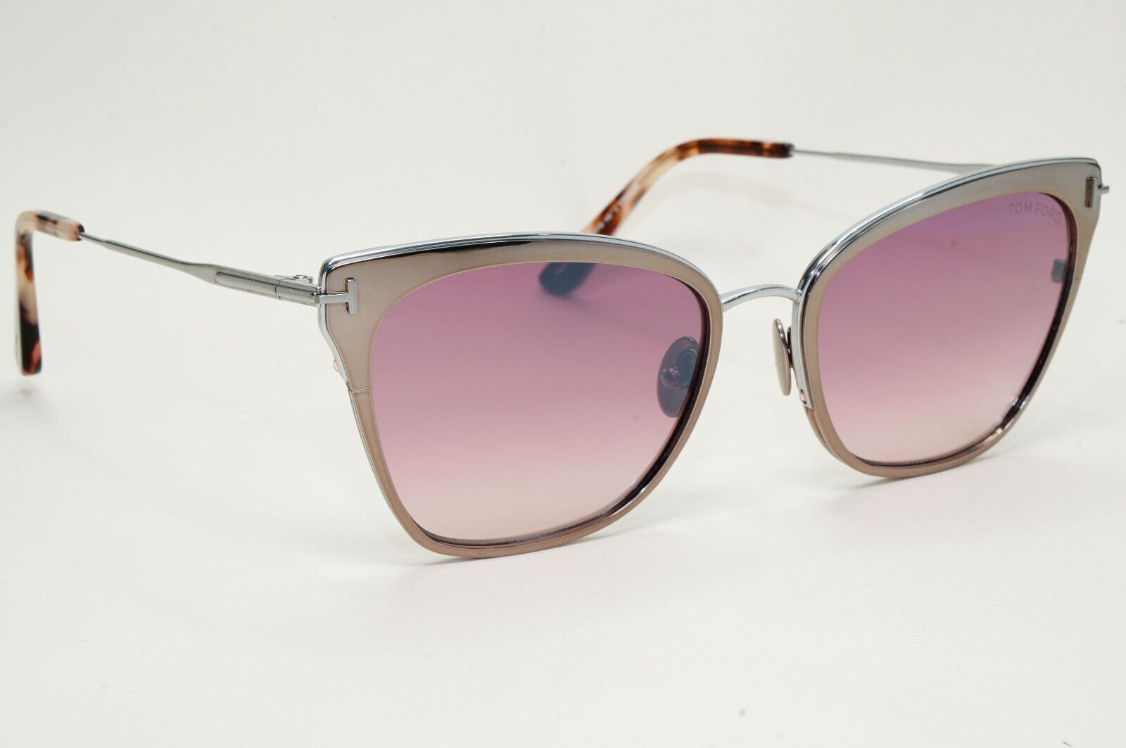 Tom Ford Sunglasses Faryn Titanium Ruthenium Bordeaux Red FT0843 TF 843 12U
