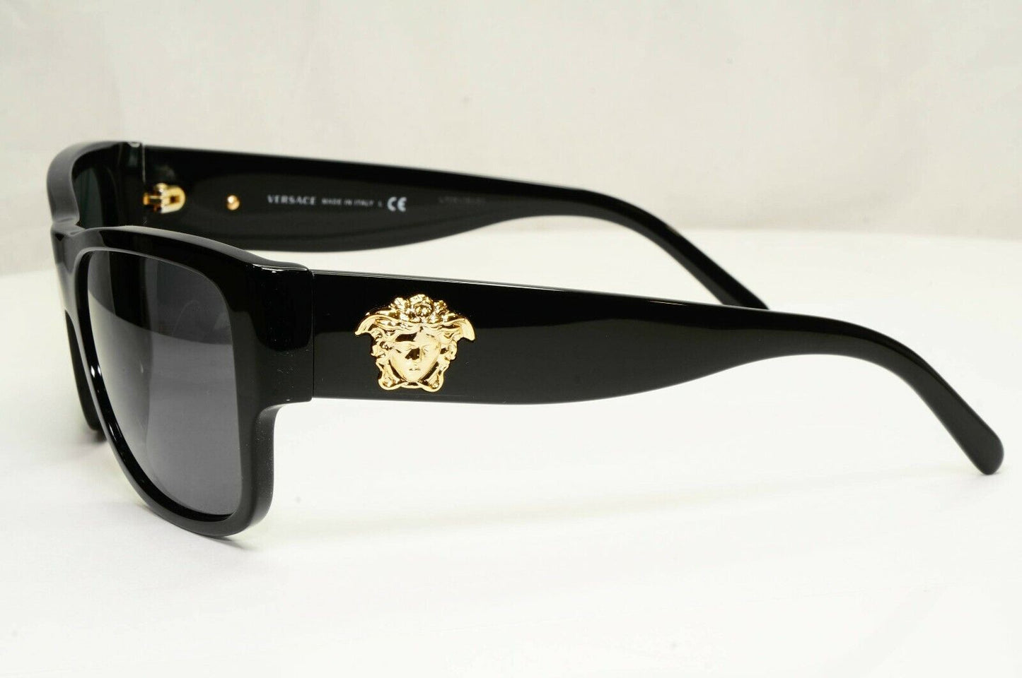 Versace Gold Medusa Sunglasses Black Square Fashion Designer MOD VE 4275 GB1/87