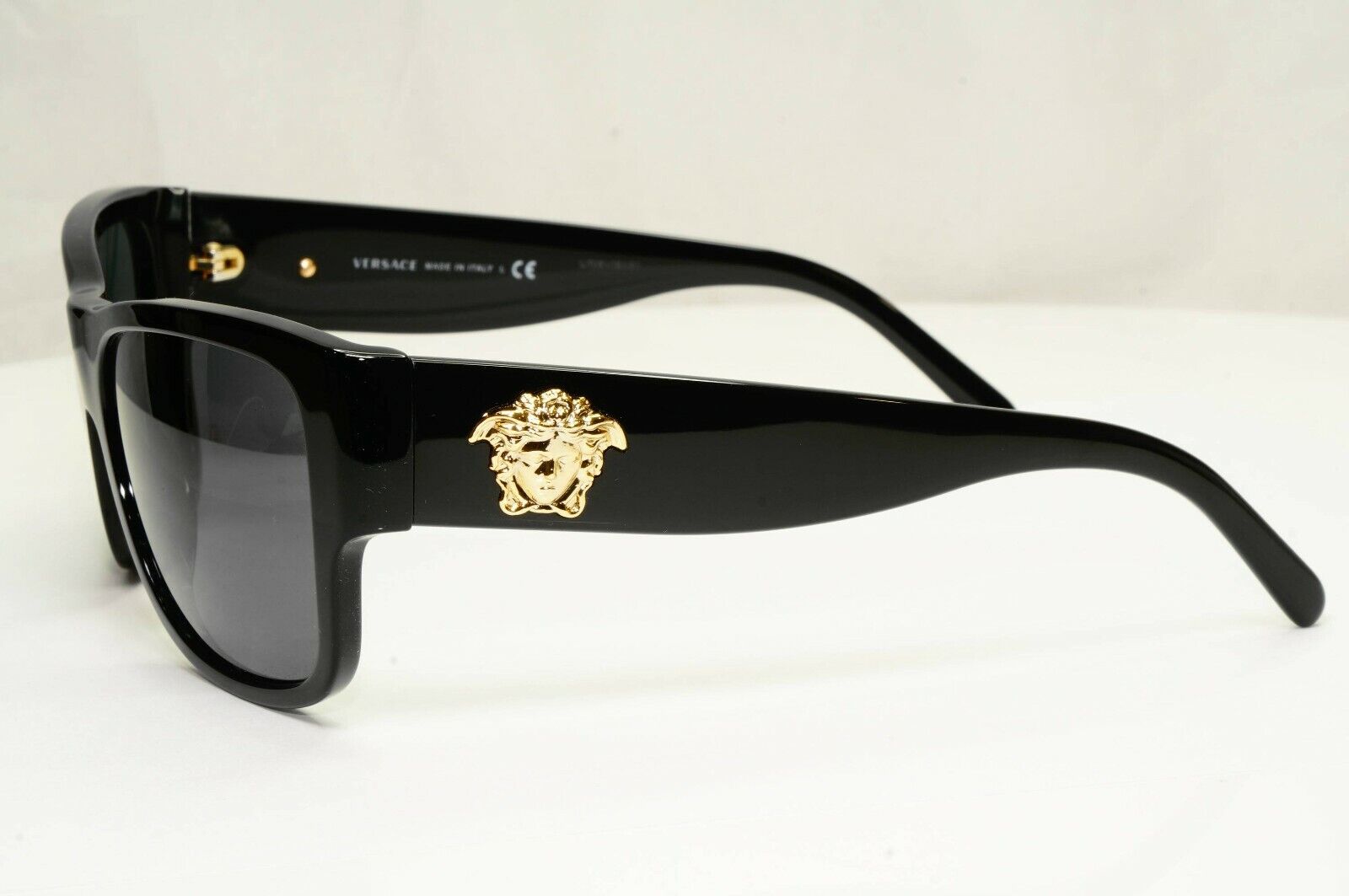 Versace Gold Medusa Sunglasses Black Square Fashion Designer MOD VE 4275 GB1/87