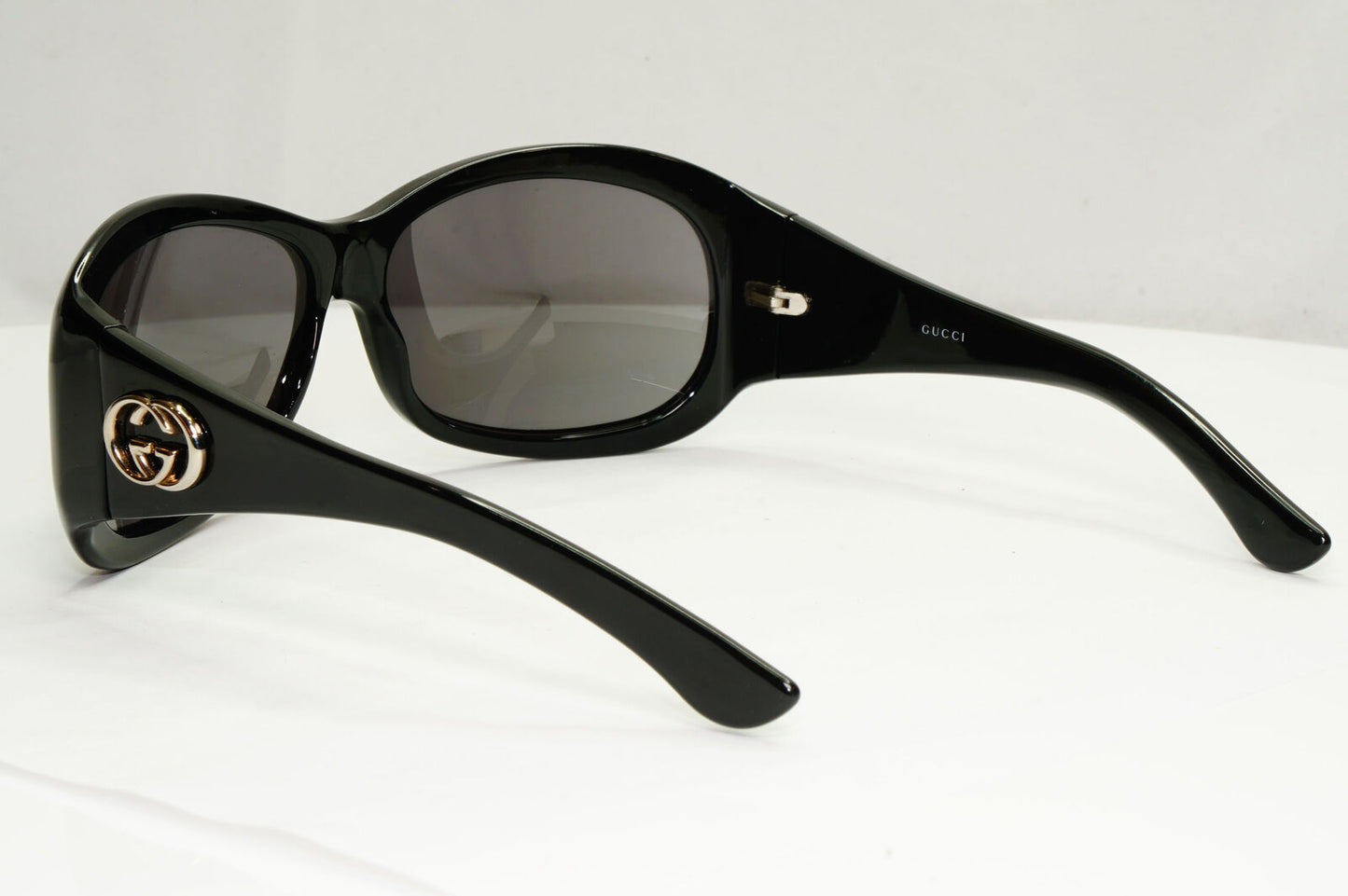 Gucci 2007 Sunglasses Vintage Black Silver Square GG 2966/S 807BN 071222