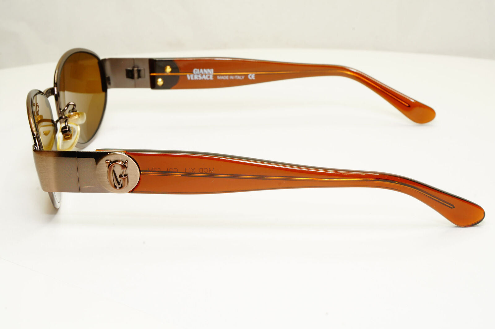 Authentic Gianni Versace Mens Vintage Sunglasses Brown MOD X11 COL 53M 35958