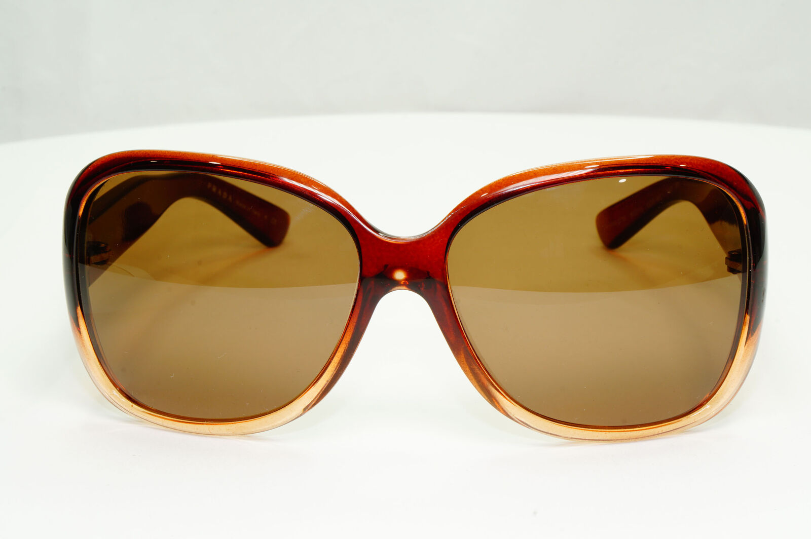 Prada 2012 Brown Sunglasses Square Large Transparent PR27MS SPR 27M GO5-6S1