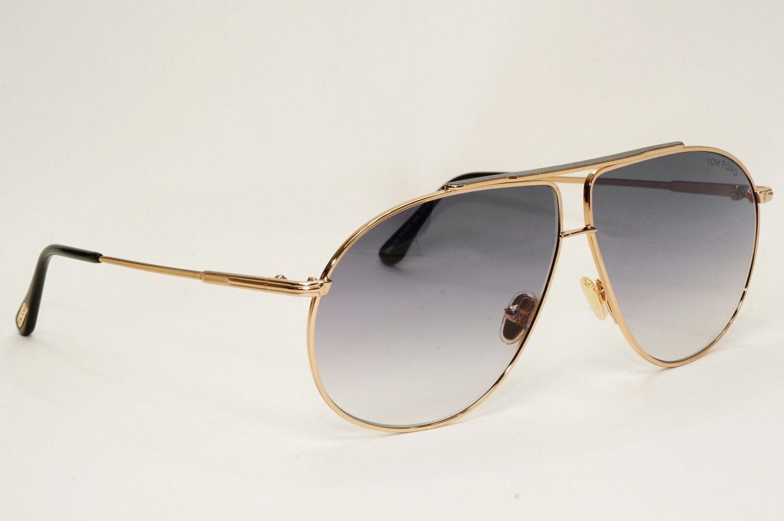 Tom Ford Sunglasses Riley-02 Gold Pilot Grey Gradient Metal FT0825 TF 825 28B